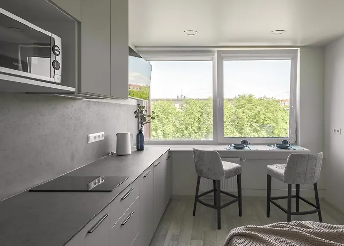 דירה Mini-home Apartamentai קלייפדה